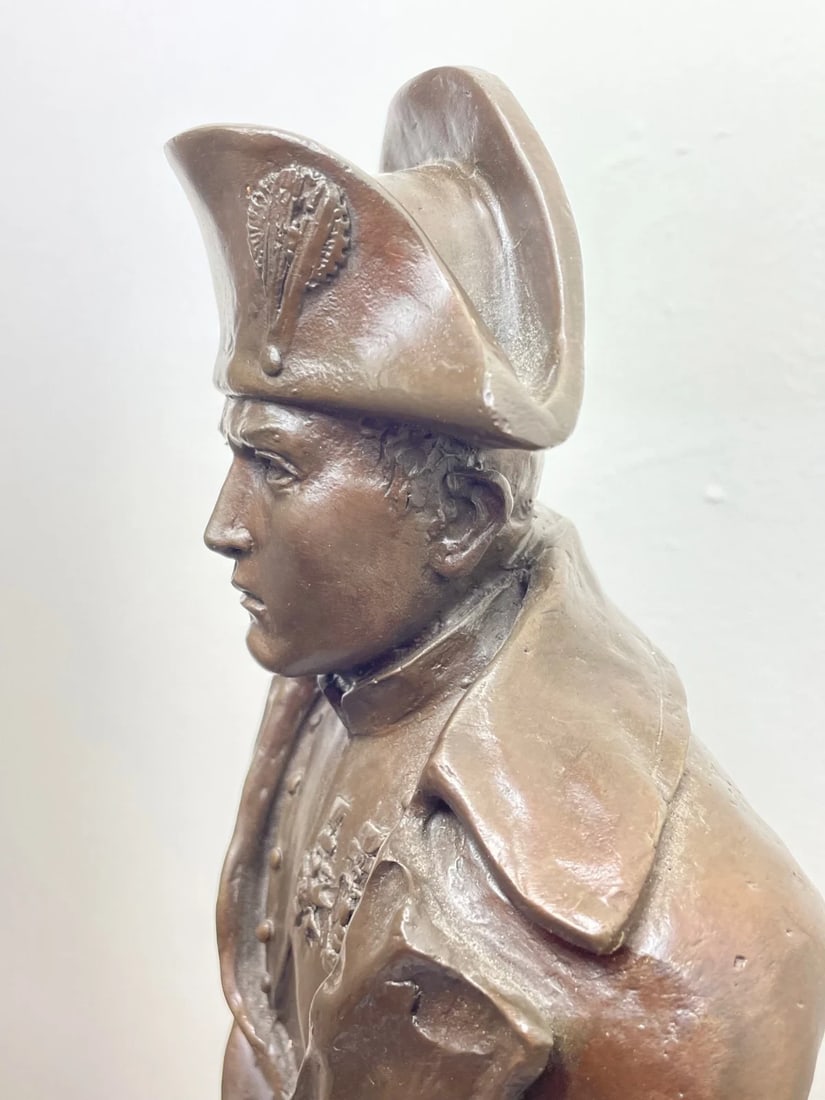 After The Antique French Bronze Sculpture The Little Corporal Emperor Napoleon - 5