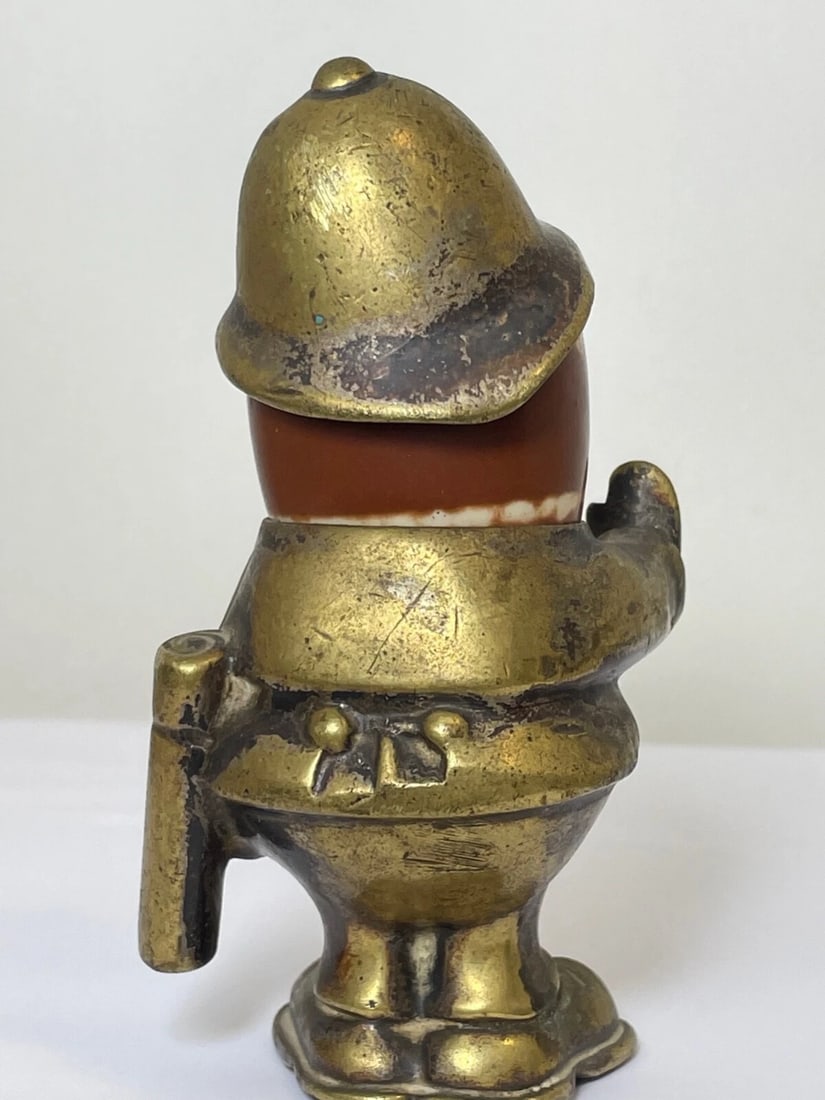 Fine Antique & Rare John Hassall “Robert Policeman” Car Mascot — Signed & Number - 14