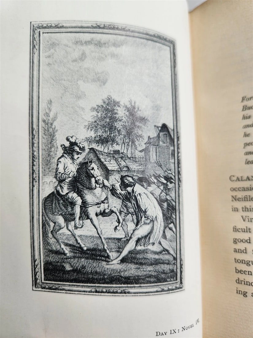 1906 DECAMERON by Giovanni Boccaccio in ENGLISH antique ILLUSTRATED - 10