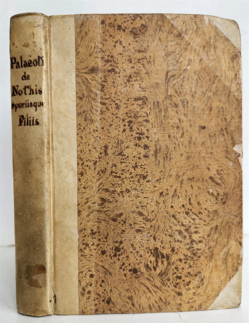 1572 CANON LAW by Gabriele Paleotti De nothis spuriisque filiis liber antique - 2