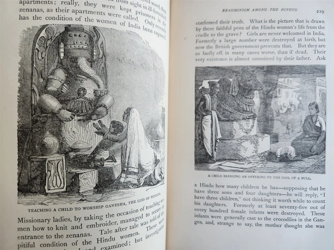 1883 ILLUSTRATED WORLD'S BELIEFS antique ERROR'S CHAINS FORGED & BROKEN occult - 6