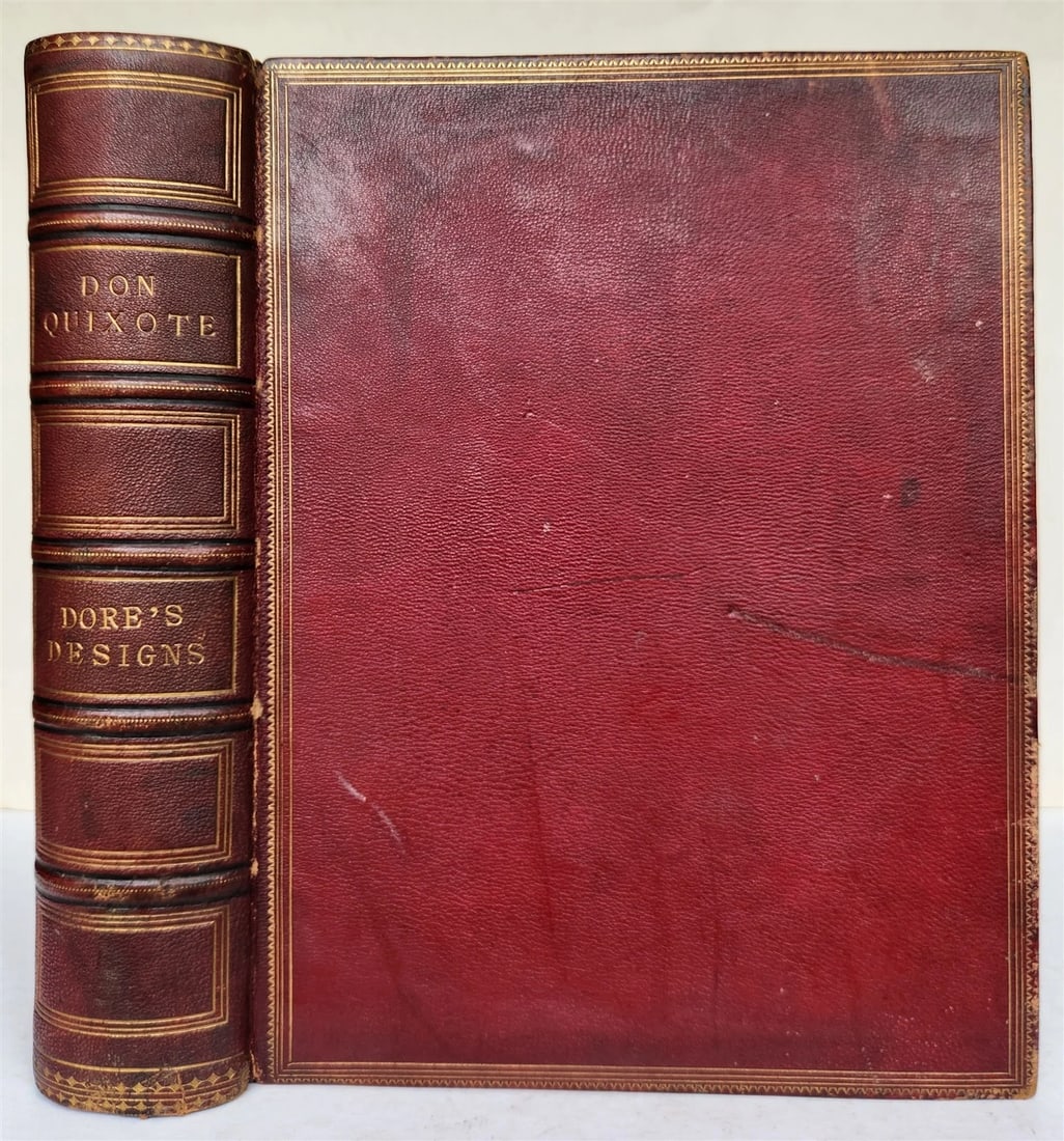 1864 DON QUIXOTE by CERVANTES antique GUSTAVE DORE ILLUSTRATED FOLIO in ENGLISH - 2