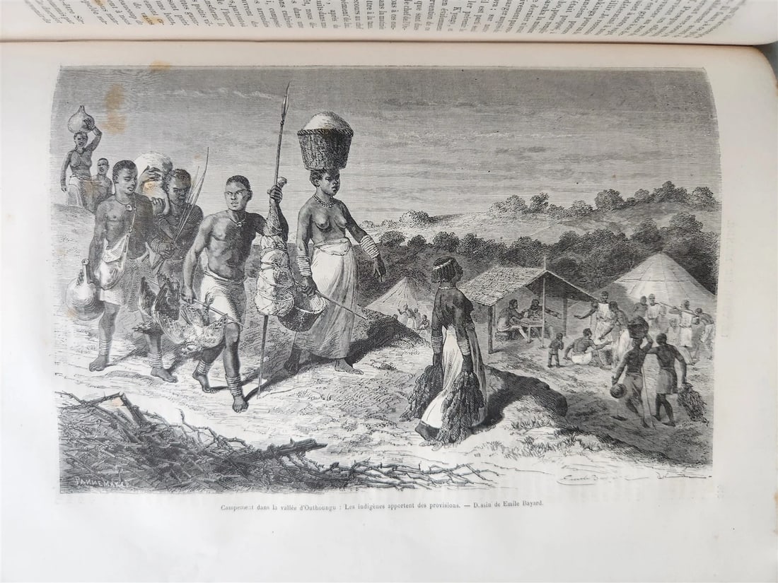 1864 HISTORY of VOYAGES ILLUSTRATED antique TURKEY AFRICA CHINA MONGOLIA RUSSIA - 10