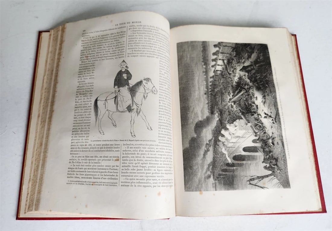 1864 HISTORY of VOYAGES ILLUSTRATED antique TURKEY AFRICA CHINA MONGOLIA RUSSIA - 17