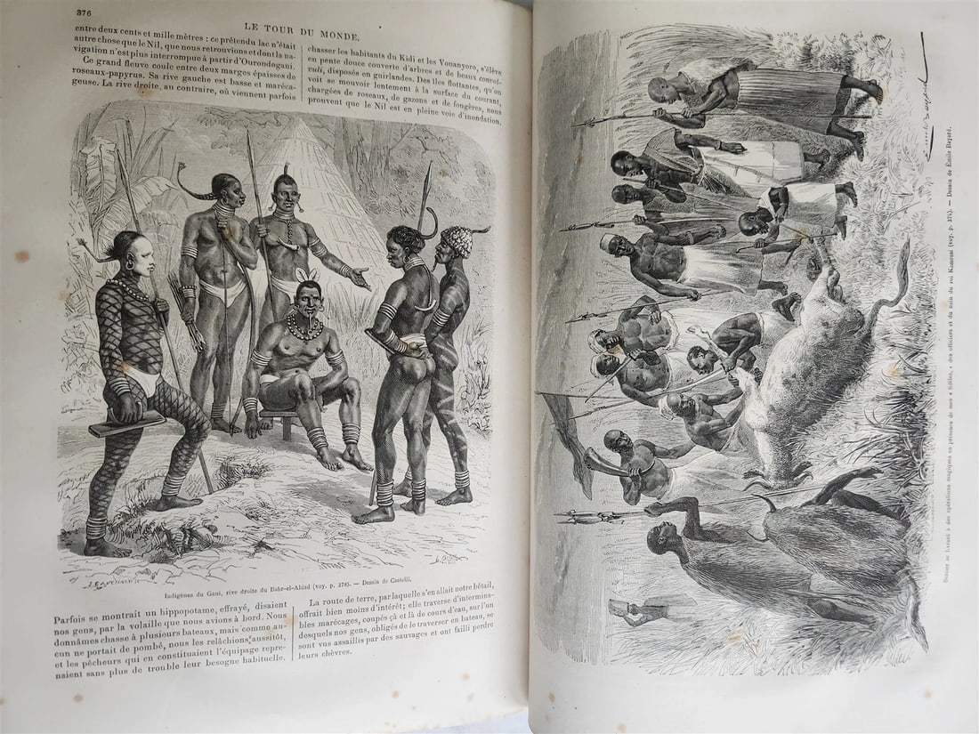 1864 HISTORY of VOYAGES ILLUSTRATED antique TURKEY AFRICA CHINA MONGOLIA RUSSIA - 4