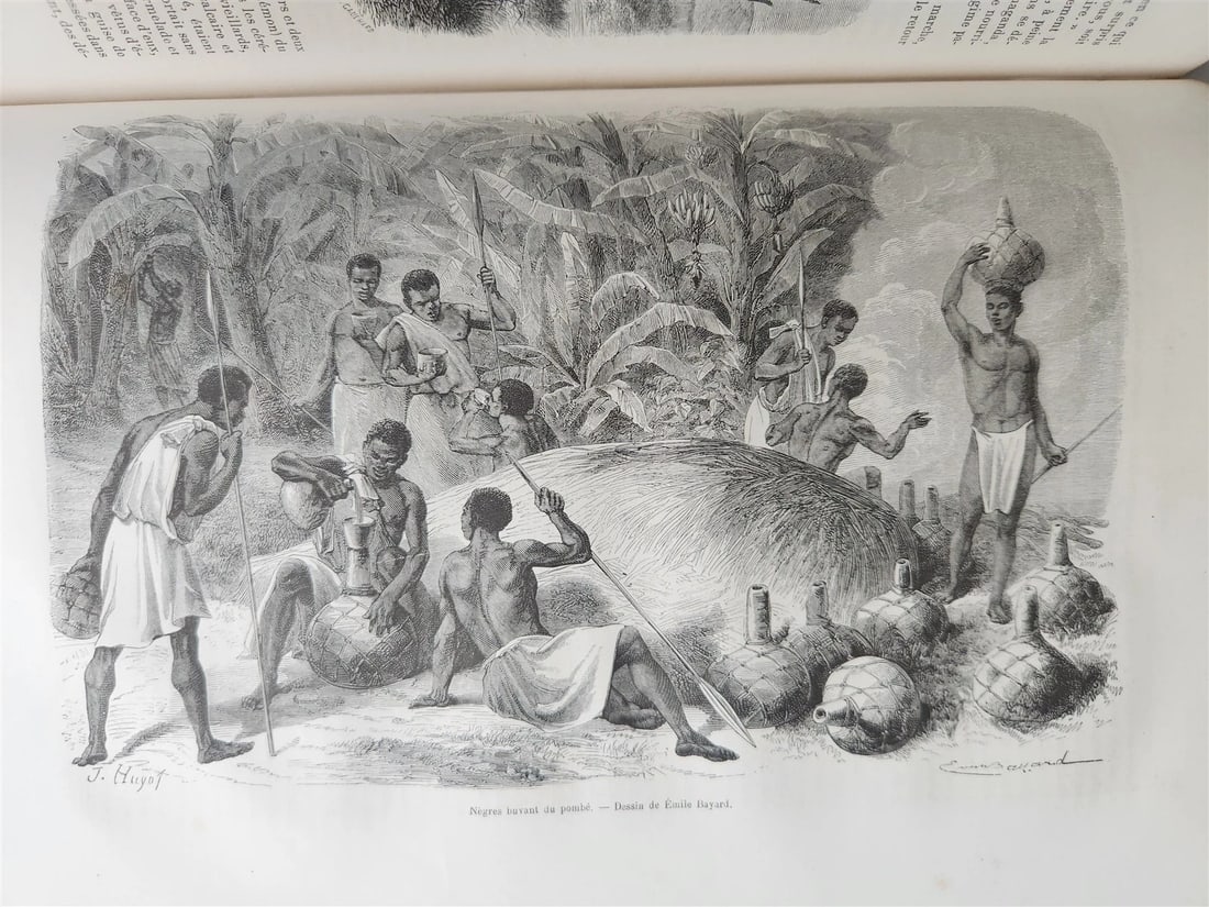 1864 HISTORY of VOYAGES ILLUSTRATED antique TURKEY AFRICA CHINA MONGOLIA RUSSIA - 7