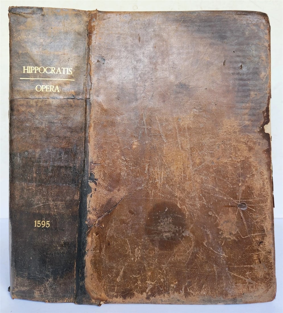1595 HIPPOCRATES Opera Omnia antique 16th CENTURY FOLIO - 2