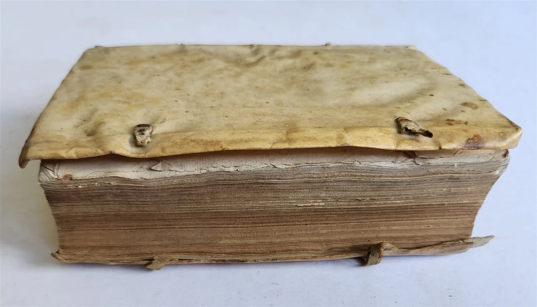 1560 AUGUSTINE of HIPPO De civitate Dei antique 16th century VELLUM BOUND - 6
