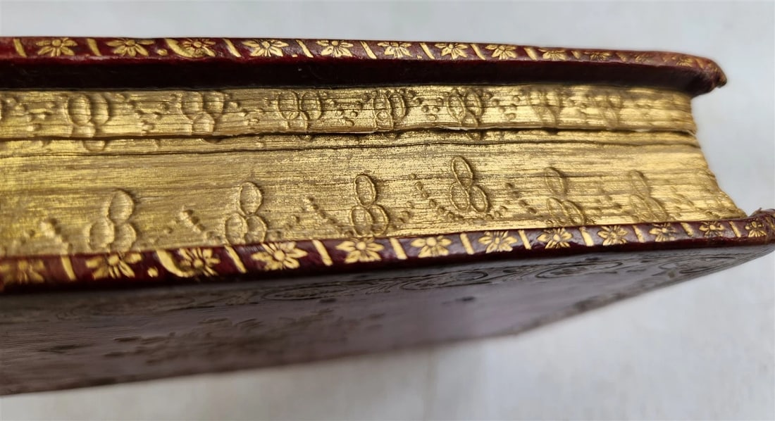 1741 OFFICIUM HEBDOMADAE SANCTAE antique DECORATIVE BINDING Holy Week Office - 13