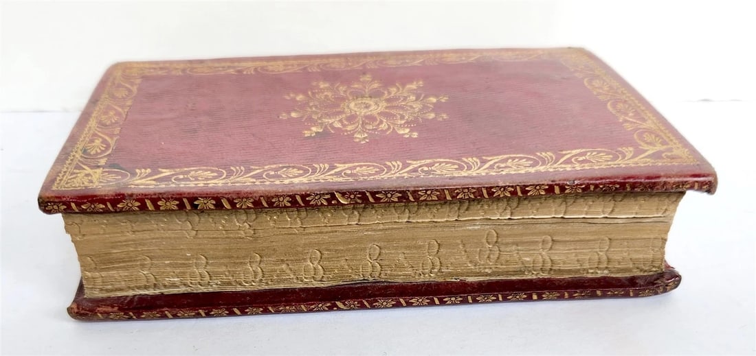 1741 OFFICIUM HEBDOMADAE SANCTAE antique DECORATIVE BINDING Holy Week Office - 3