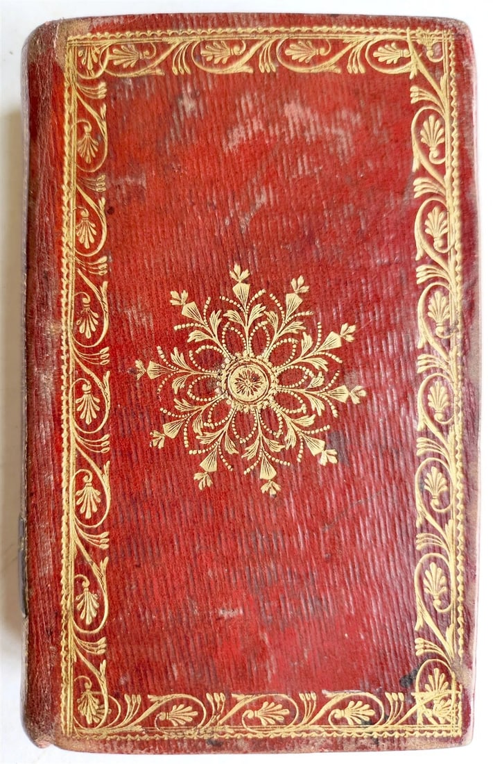 1741 OFFICIUM HEBDOMADAE SANCTAE antique DECORATIVE BINDING Holy Week Office - 4