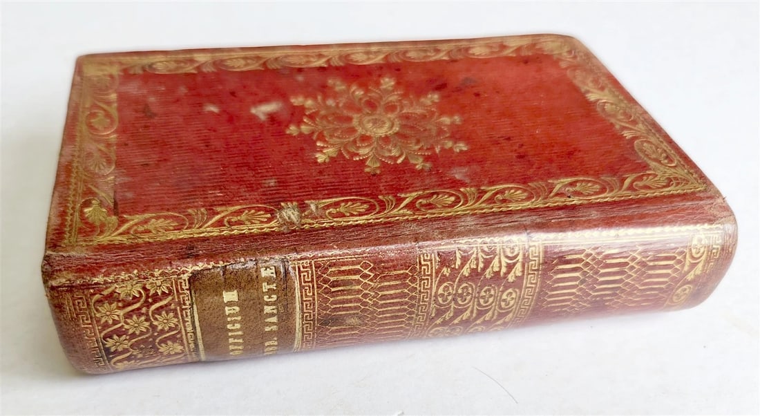 1741 OFFICIUM HEBDOMADAE SANCTAE antique DECORATIVE BINDING Holy Week Office - 6