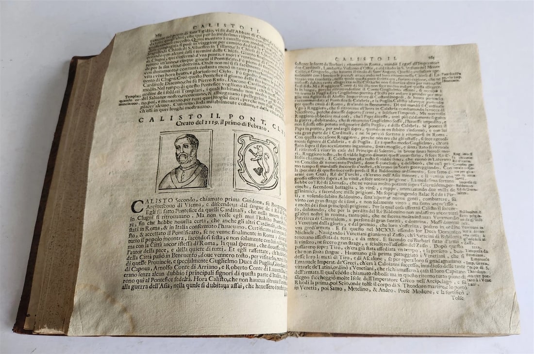 1674 LIVES of POPES antique ILLUSTRATED in ITALIAN - 10
