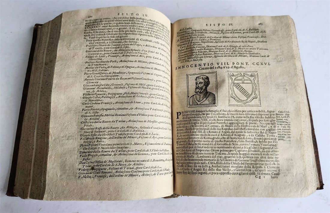 1674 LIVES of POPES antique ILLUSTRATED in ITALIAN - 11