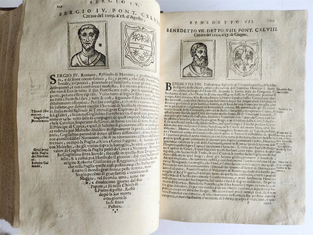 1674 LIVES of POPES antique ILLUSTRATED in ITALIAN - 13
