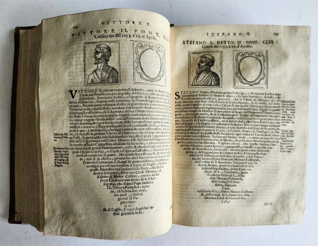 1674 LIVES of POPES antique ILLUSTRATED in ITALIAN - 14