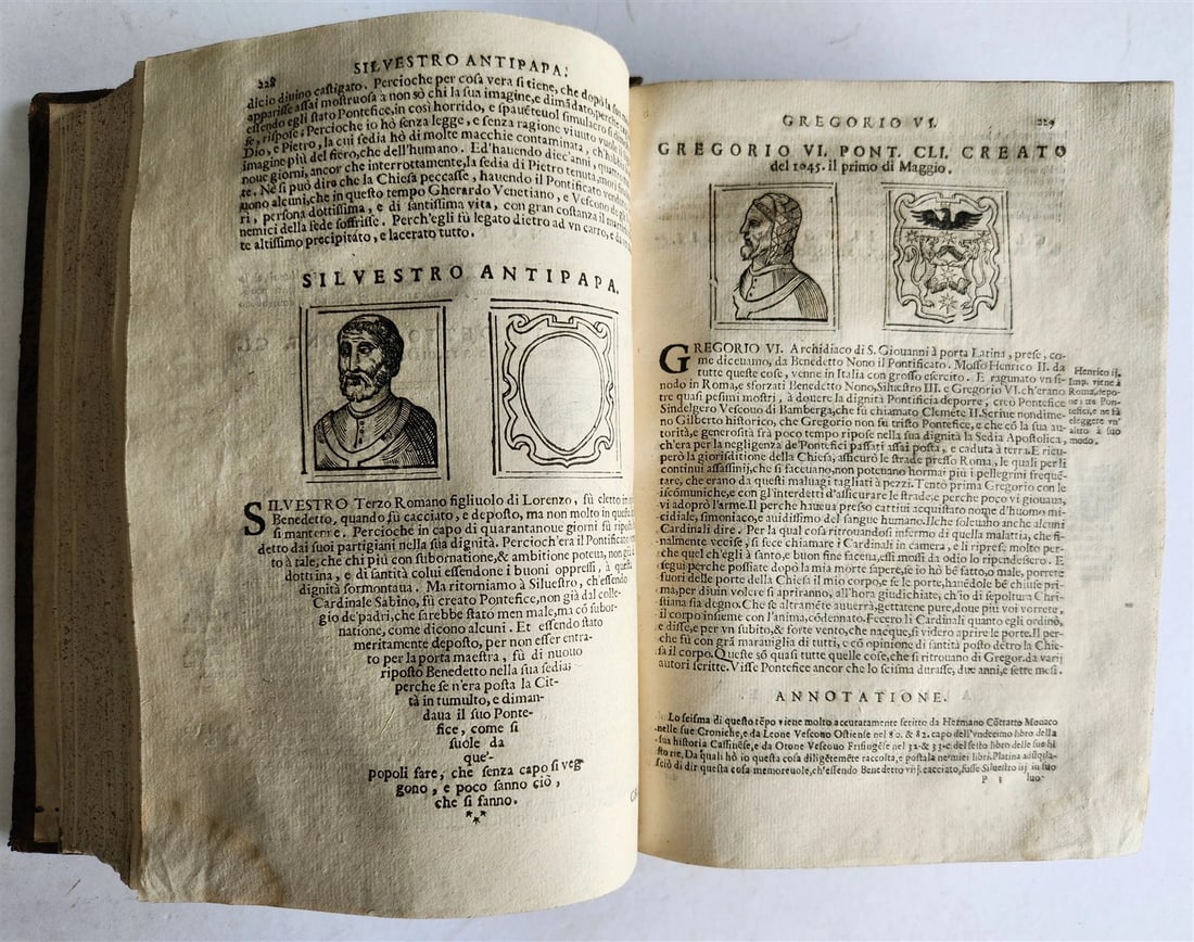 1674 LIVES of POPES antique ILLUSTRATED in ITALIAN - 15