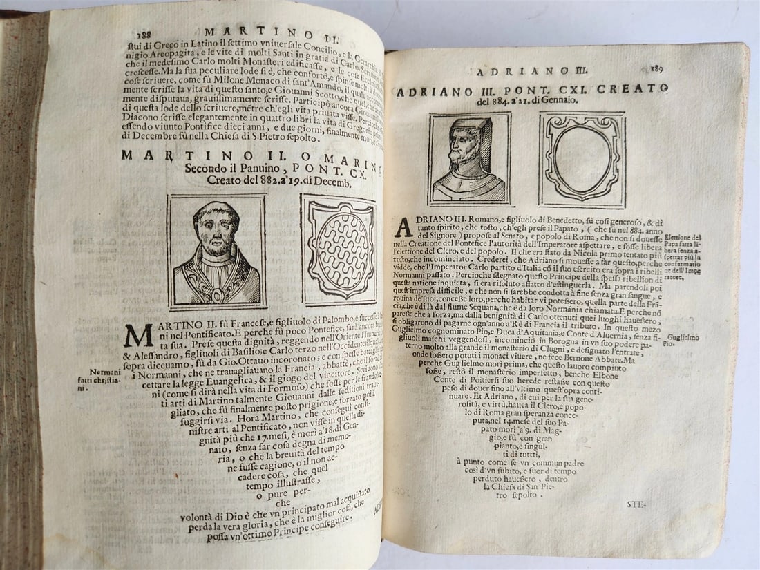 1674 LIVES of POPES antique ILLUSTRATED in ITALIAN - 19