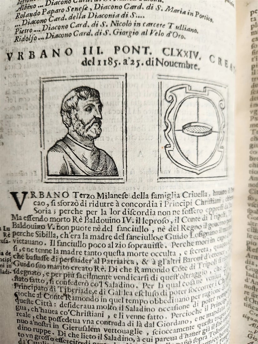 1674 LIVES of POPES antique ILLUSTRATED in ITALIAN - 4