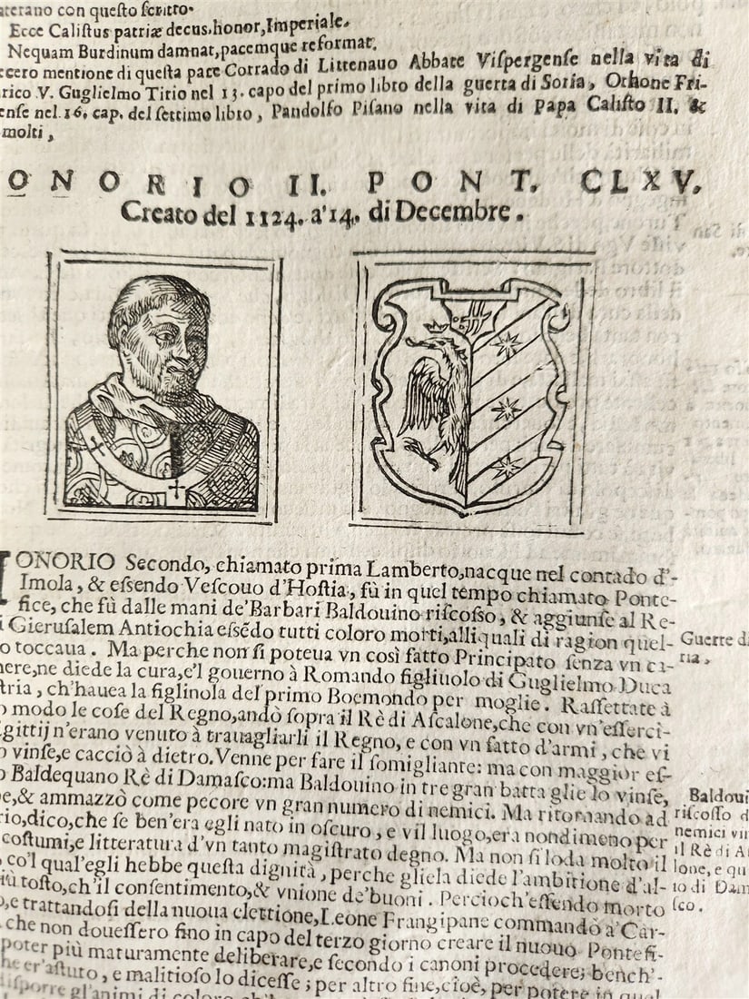 1674 LIVES of POPES antique ILLUSTRATED in ITALIAN - 9