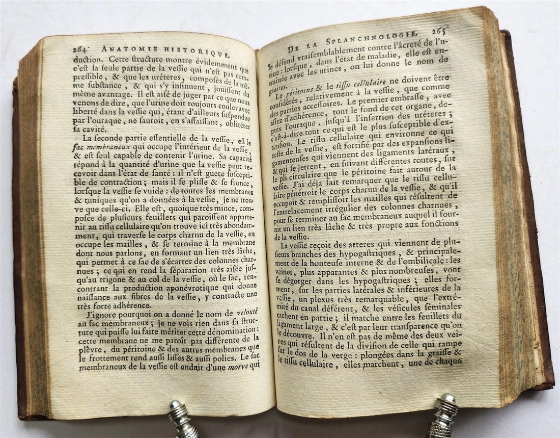 1777 ANATOMIE HISTORIQUE et PRATIQUE antique ILLUSTRATED - 10