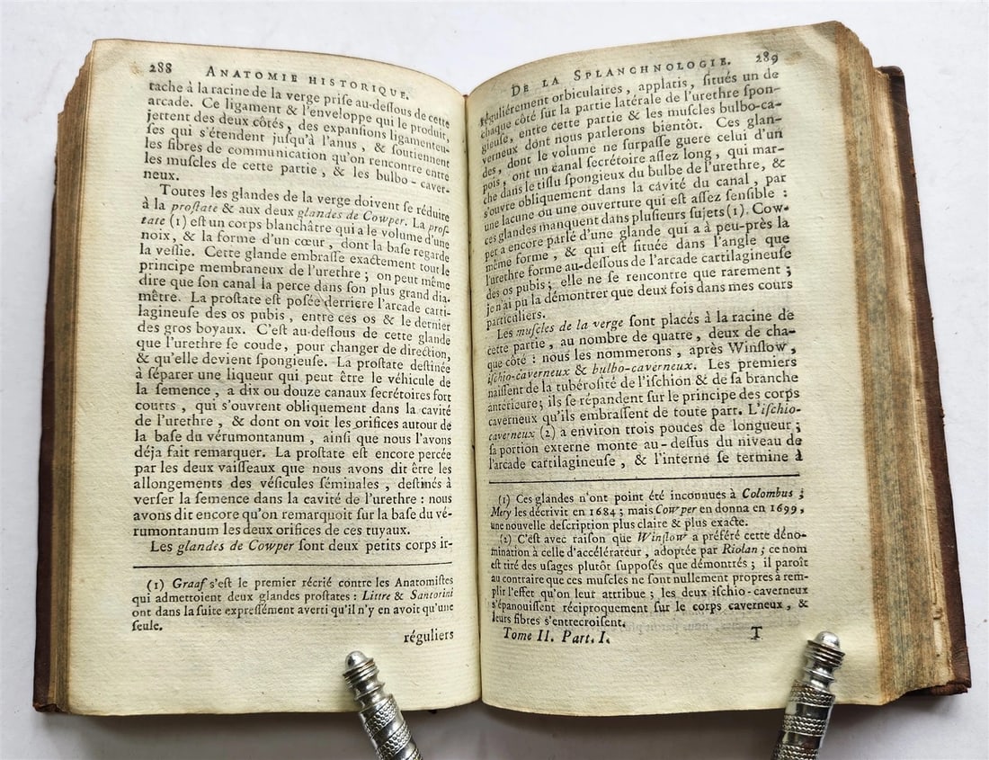 1777 ANATOMIE HISTORIQUE et PRATIQUE antique ILLUSTRATED - 9