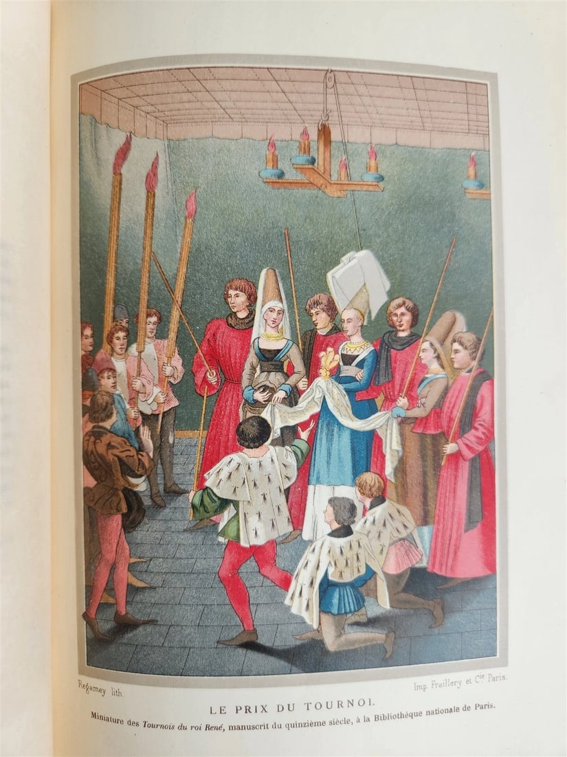 1876 Military & Religious Life in Middle Ages & Renaissance ILLUSTRATED antique - 10