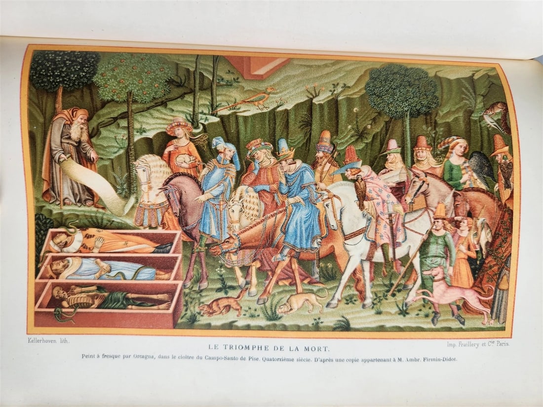 1876 Military & Religious Life in Middle Ages & Renaissance ILLUSTRATED antique - 14