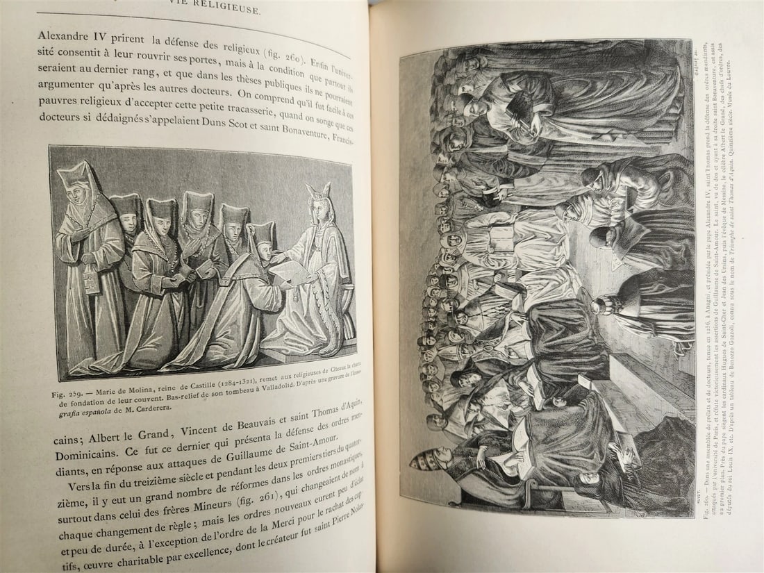 1876 Military & Religious Life in Middle Ages & Renaissance ILLUSTRATED antique - 17