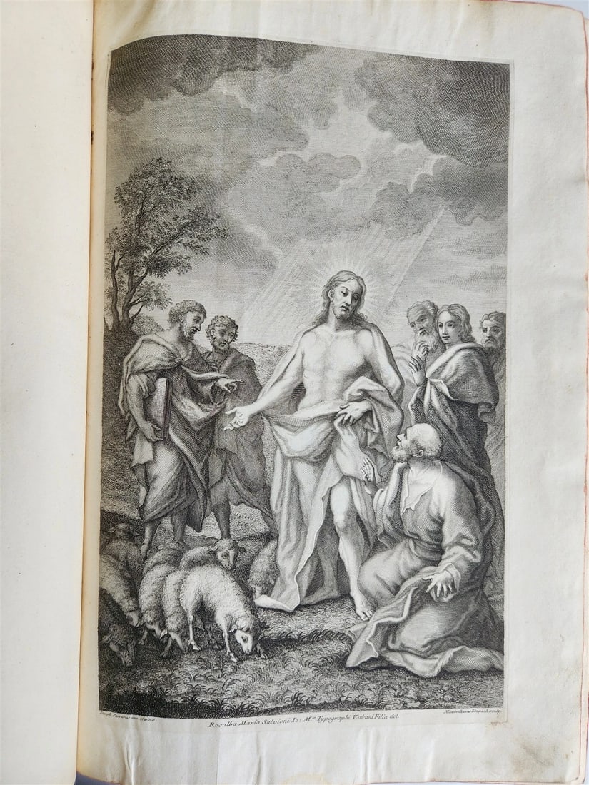 1723 LIVES of ROMAN POPES by Anastasius Bibliothecarius VELLUM FOLIO antique (1 of 20)