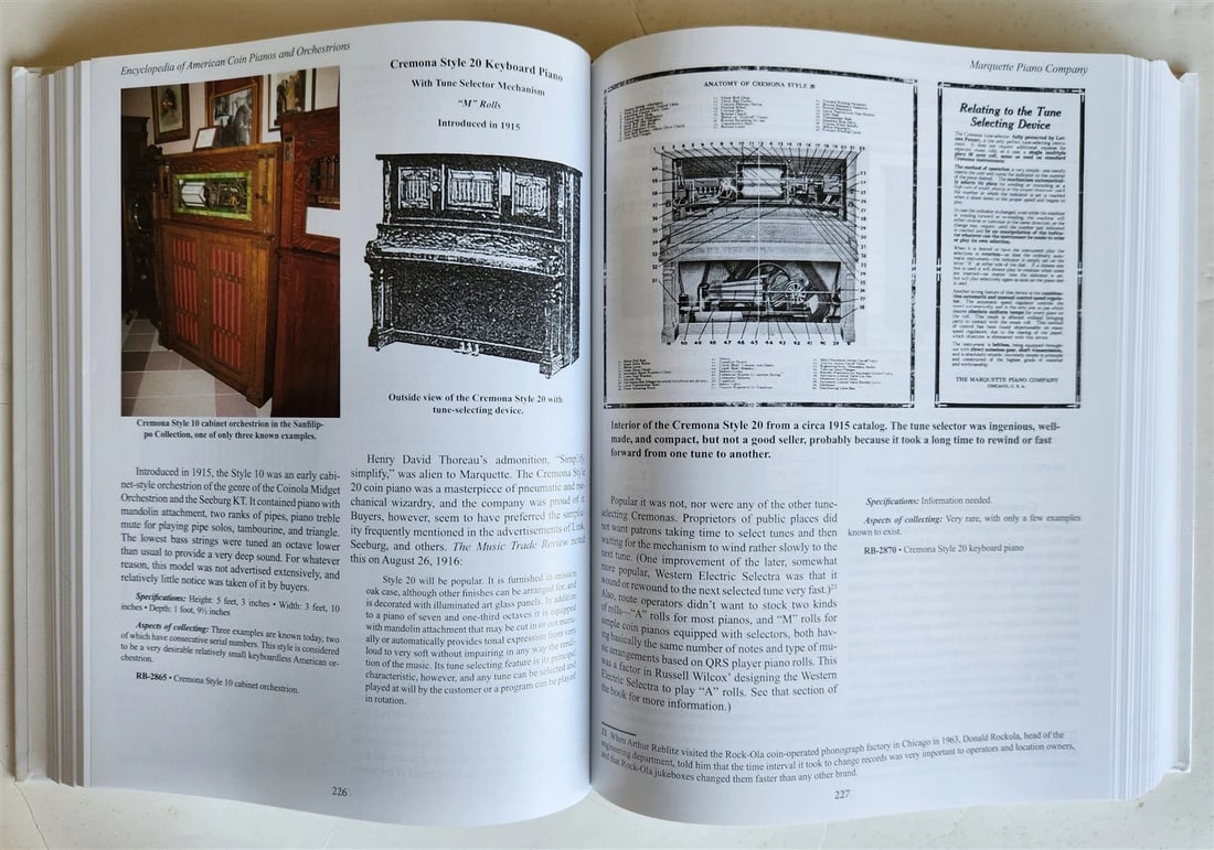 Reblitz-Bowers Encyclopedia of American Coin-operated Pianos & Orchestrions - 6