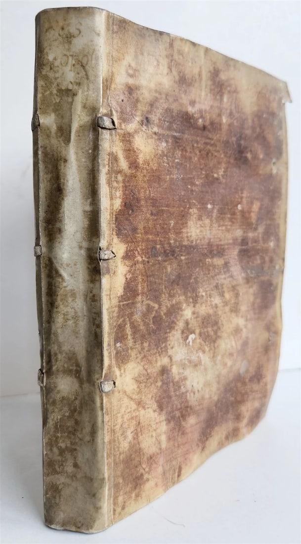 1591 LIFE of ST.LEOPOLD III ILLUSTRATED antique VELLUM BOUND 16th CENTURY - 2