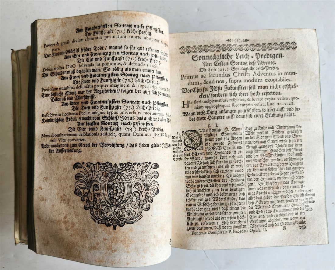 1670 FUNERAL SERMONS by CAPUCHIN FRIAR Prokop von Templin ANTIQUE vellum bound - 7