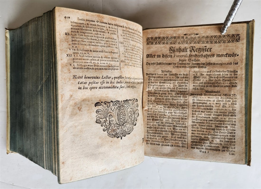 1670 FUNERAL SERMONS by CAPUCHIN FRIAR Prokop von Templin ANTIQUE vellum bound - 9