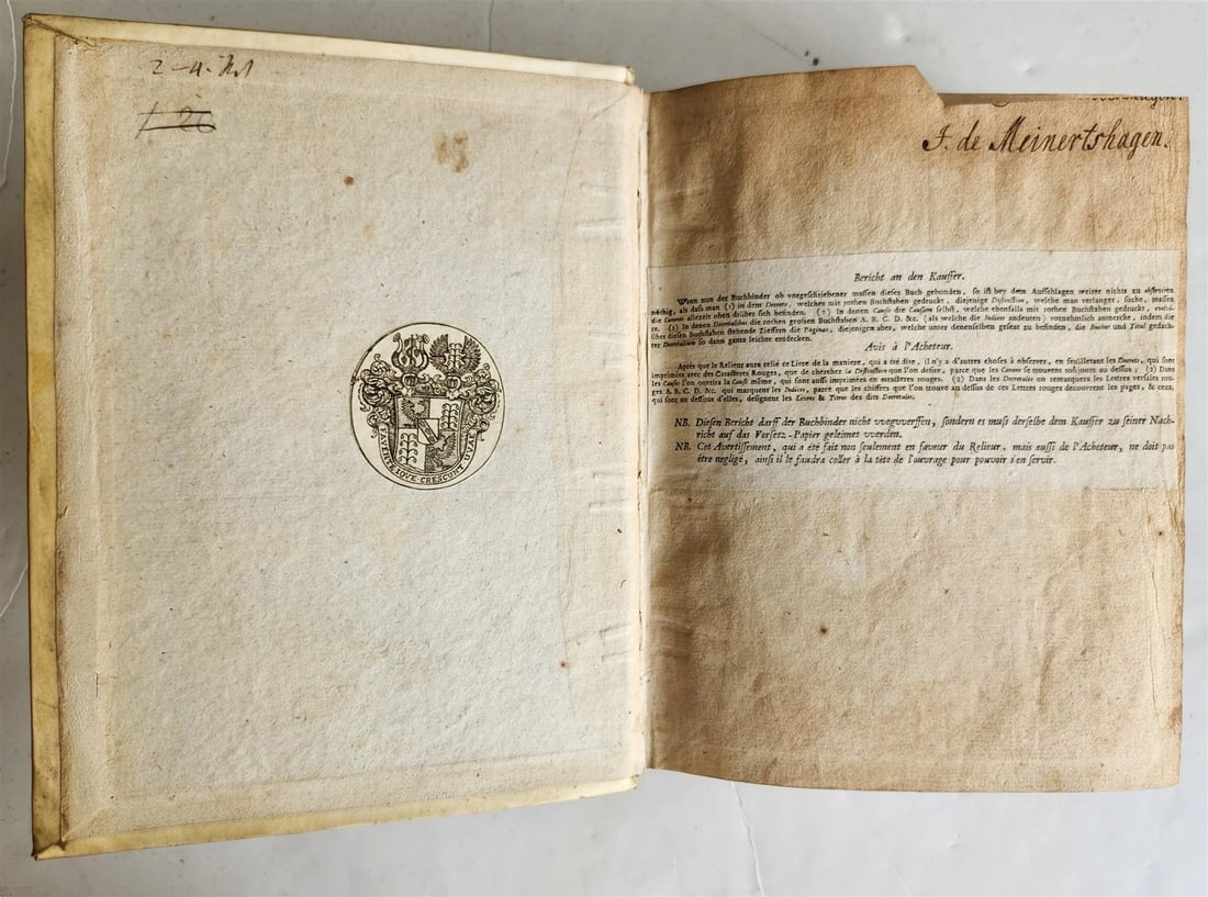 1757 CORPUS JURIS CANONICI antique vellum bound LAW BOOK in LATIN - 4