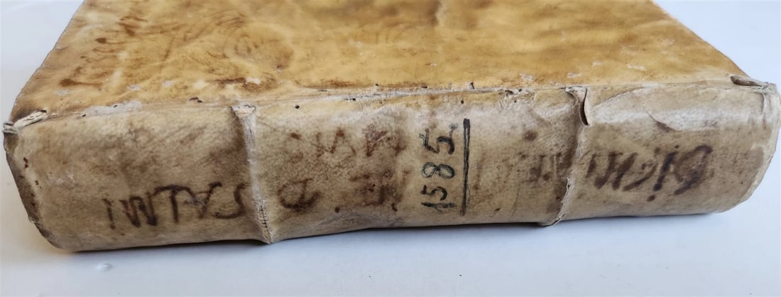 1585 DICHIARATIONE DE I SALMI DI DAVID antique Declaration of Psalms of David - 2