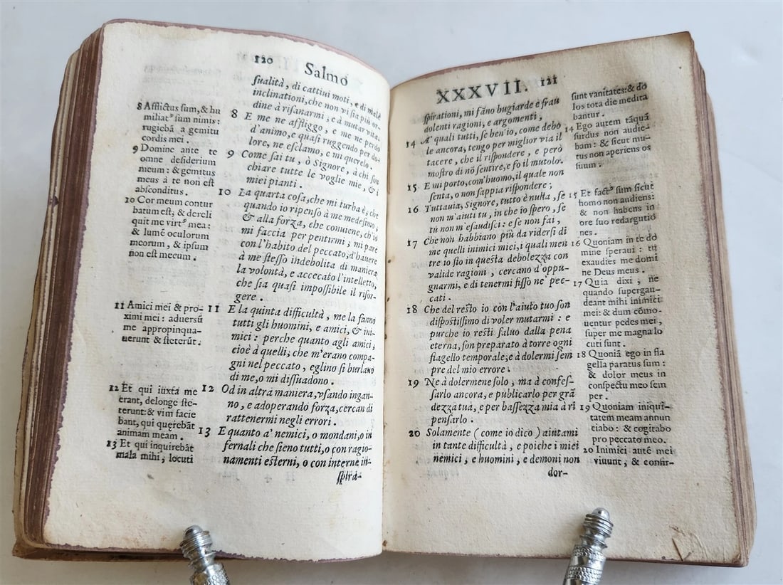 1585 DICHIARATIONE DE I SALMI DI DAVID antique Declaration of Psalms of David - 5
