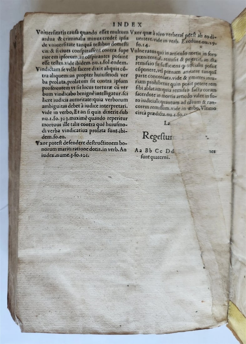 1548 LEGAL TREATISE antique PARIS DE PUTEO de syndicatu NAPLES LAW BOOK - 5
