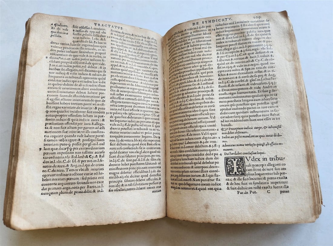 1548 LEGAL TREATISE antique PARIS DE PUTEO de syndicatu NAPLES LAW BOOK - 7