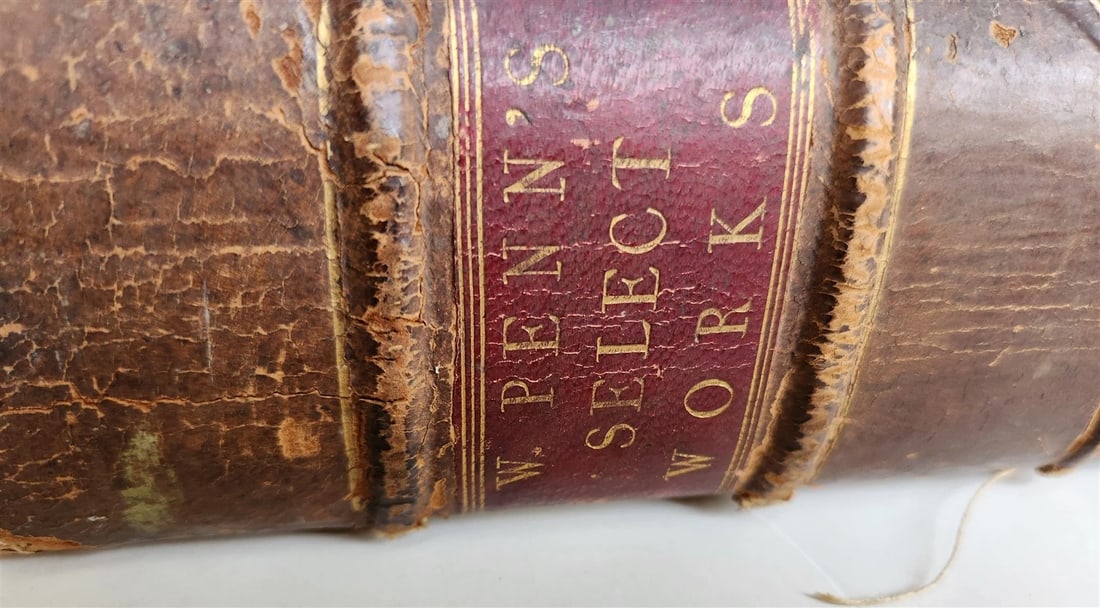 1771 WILLIAM PENN Select Work & Journal of His Life ANTIQUE folio in English - 5