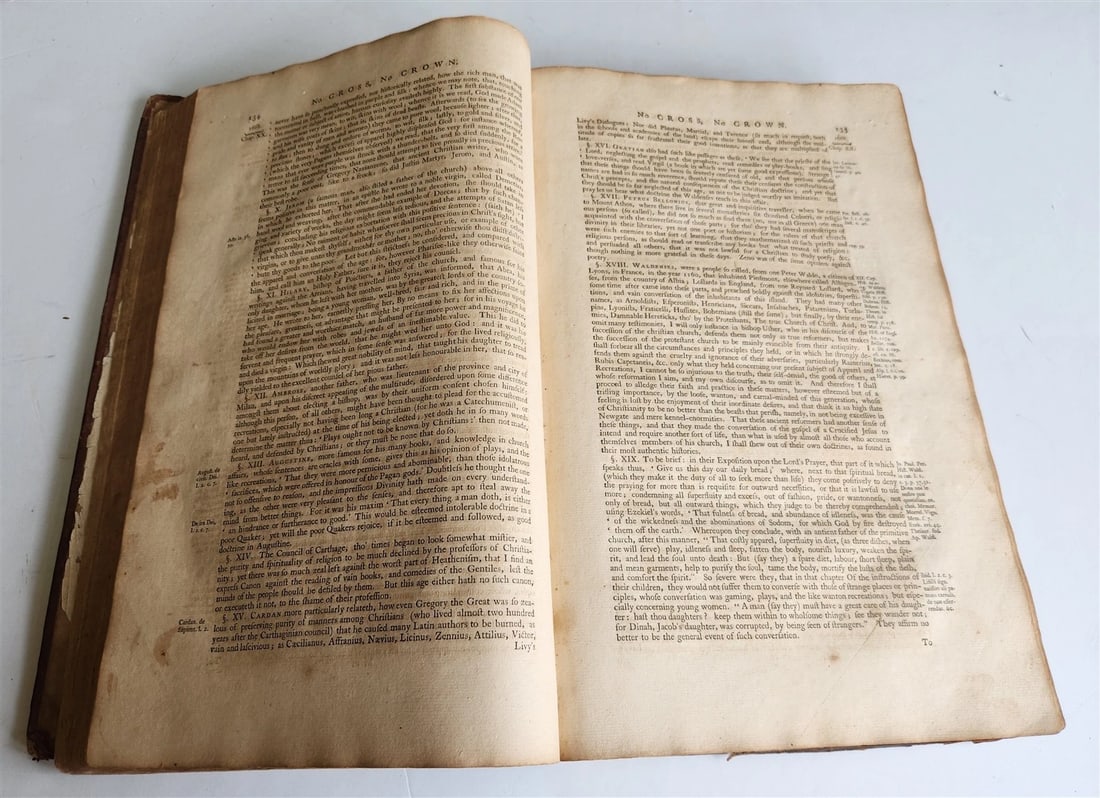 1771 WILLIAM PENN Select Work & Journal of His Life ANTIQUE folio in English - 8