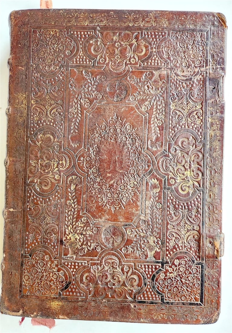 1723 MISSALE ROMANUM antique FOLIO beautiful binding ILLUSTRATED - 7