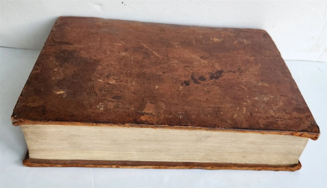 1603 BIBLE in FRENCH ILLUSTRATED FOLIO antique - 12