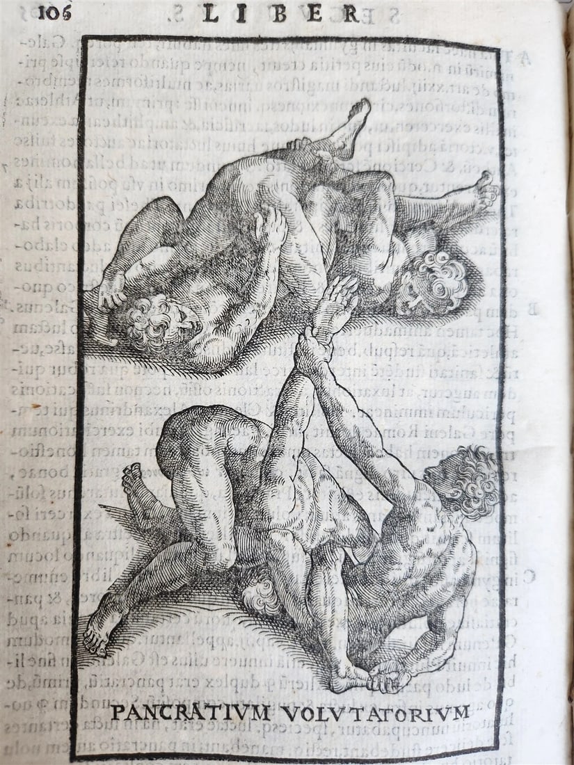 1601 DE ARTE GYMNASTICA antique ILLUSTRATED first treatise on sports medicine (1 of 20)