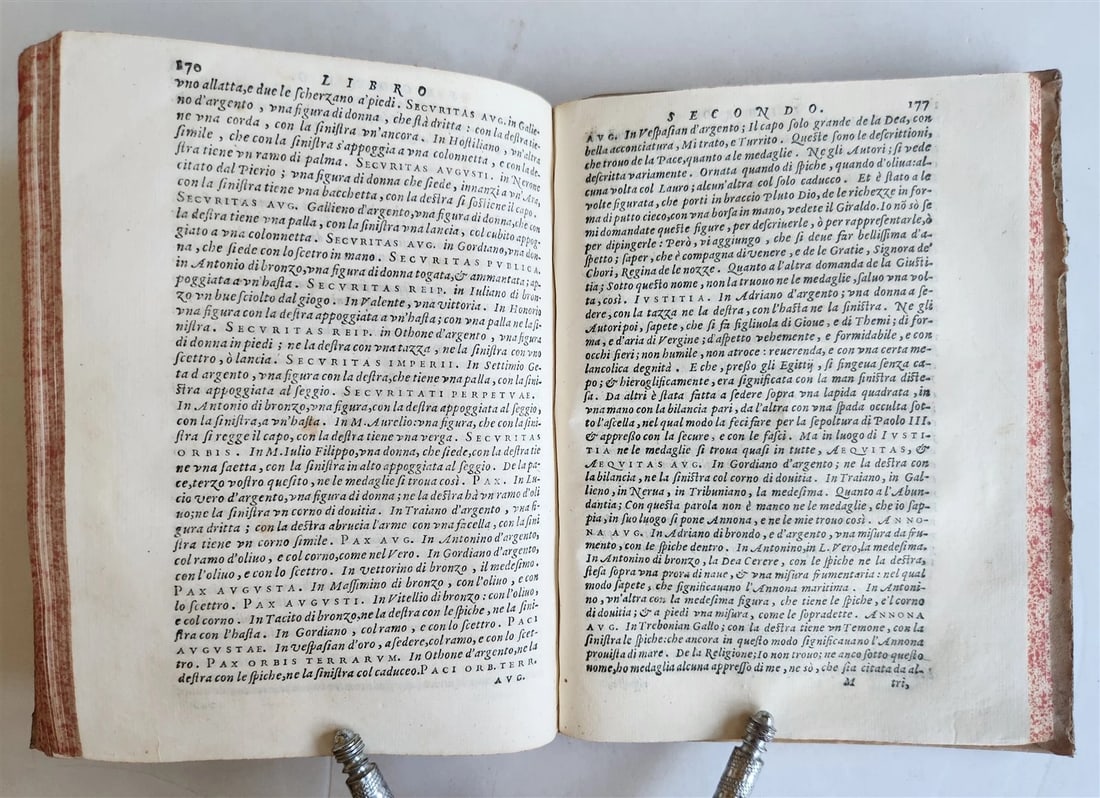 1591 De le lettere familiari by ANNIBAL CARO antique VELLUM BOUND - 7