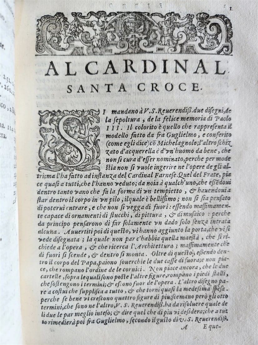 1591 De le lettere familiari by ANNIBAL CARO antique VELLUM BOUND - 9