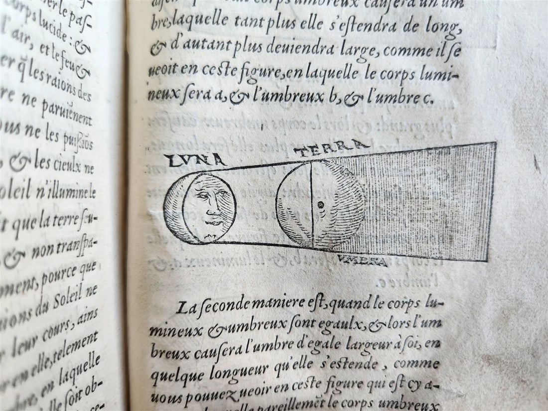 1550 LA SPHERE du MONDE by Alexandre Piccolomini ILLUSTRATED antique ASTRONOMY - 12