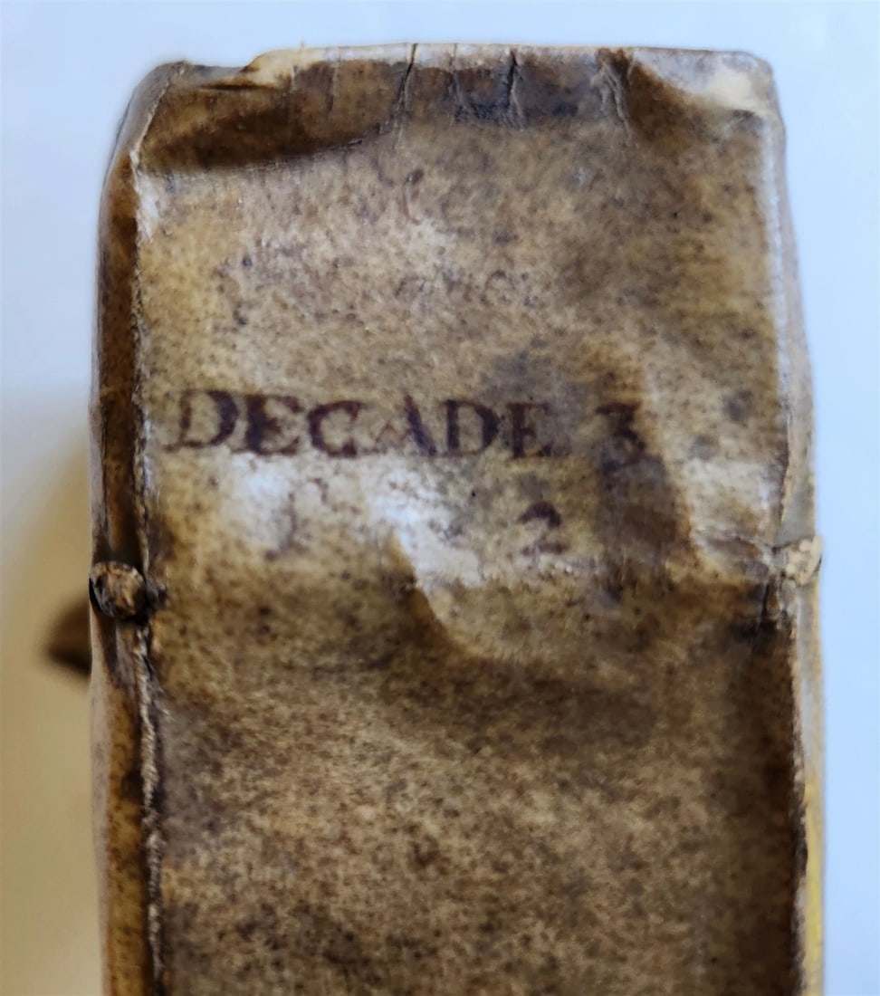 1582 TITE-LIVE PADOUAN 16th CENTURY HISTORY of PUNIC WARS antique VELLUM BOUND - 13