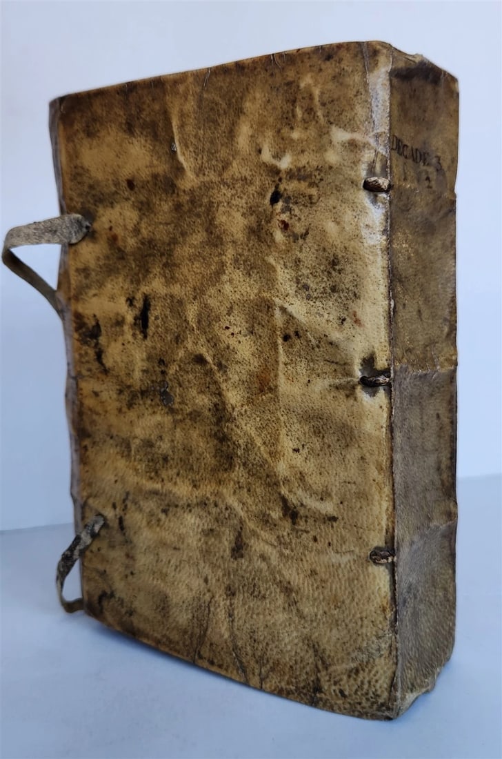 1582 TITE-LIVE PADOUAN 16th CENTURY HISTORY of PUNIC WARS antique VELLUM BOUND - 2