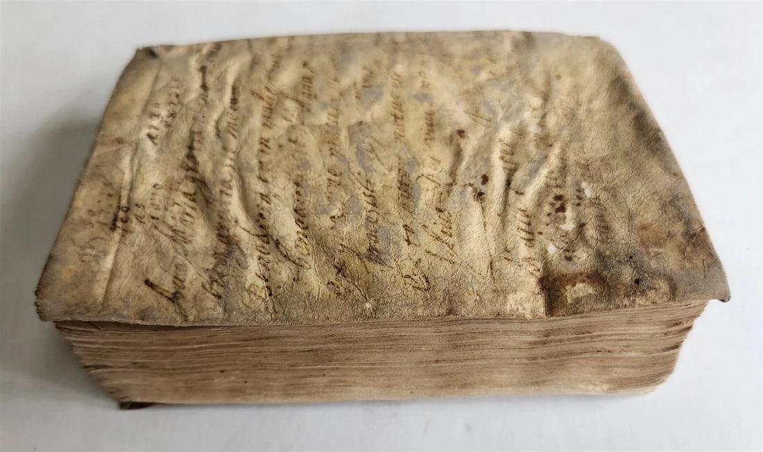 1559 AVISO DE FAVORITI ET DOTTRINA DE CORTIGIANI antique vellum binding 16th C - 3